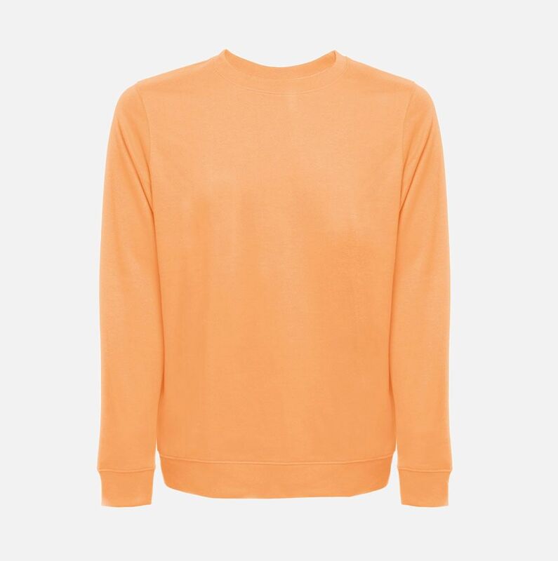 Свитшот унисекс Colombo, светло-оранжевый арт.22097.21