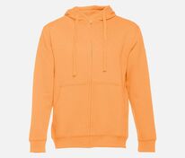 Толстовка мужская на молнии с капюшоном Amsterdam, светло-оранжевая арт.22096.21