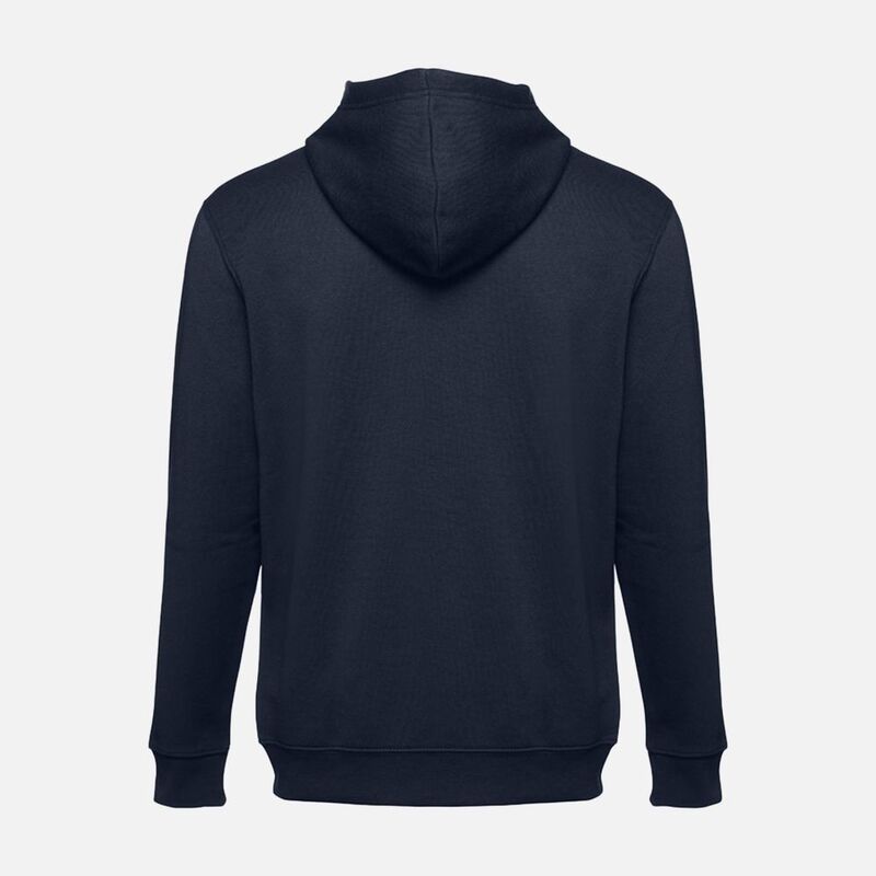 Толстовка мужская на молнии с капюшоном Amsterdam, темно-синяя арт.22096.40