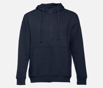 Толстовка мужская на молнии с капюшоном Amsterdam, темно-синяя арт.22096.40