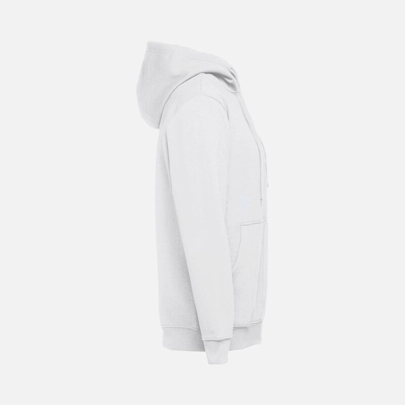 Толстовка мужская на молнии с капюшоном Amsterdam, белая арт.22096.60