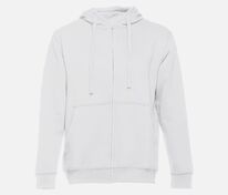 Толстовка мужская на молнии с капюшоном Amsterdam, белая арт.22096.60