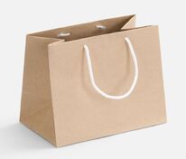 Пакет бумажный Stor, неокрашенный с белыми ручками арт.17235.06