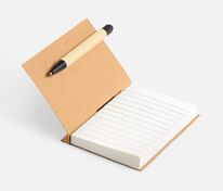 Мини-блокнот Eco Light с ручкой с черными элементами, ver.2 арт.5597.31