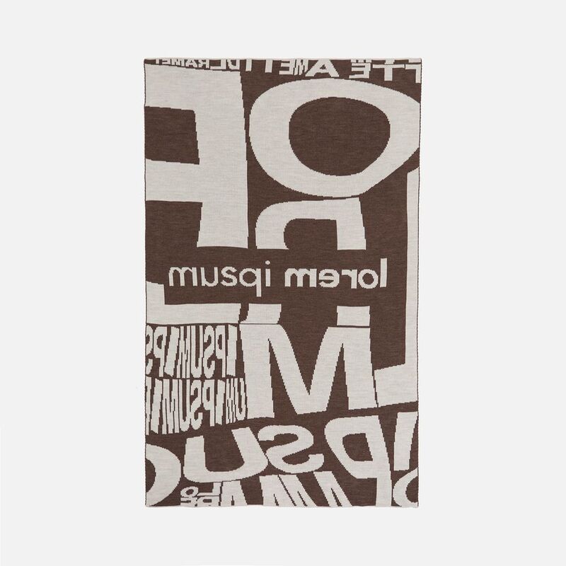 Плед на заказ Tricksy Net Grand Max, 2 цвета, S, акрил арт.19368.01