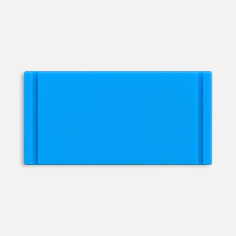 Лейбл из ПВХ Dzeta, XS, голубой арт.13916.14