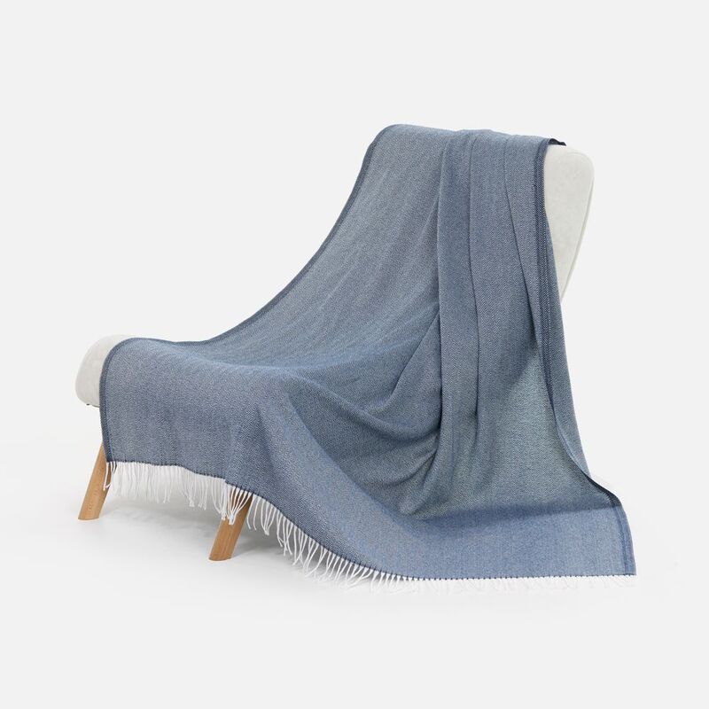 Плед &laquo;Гирвас&raquo;, синий арт.17851.40