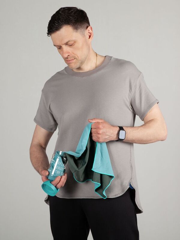 Охлаждающее полотенце Weddell ver.2, голубое арт.25965.42