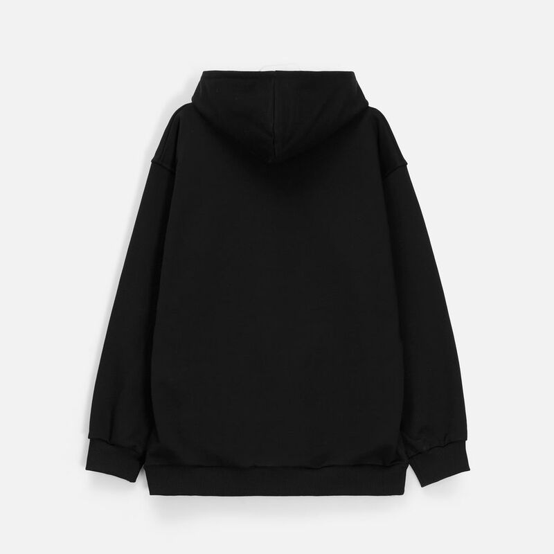 Худи унисекс оверсайз Songo, черное арт.24101.30