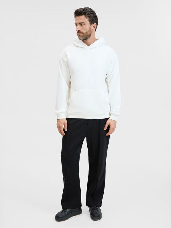 Худи унисекс оверсайз Songo, молочно-белое арт.24101.60