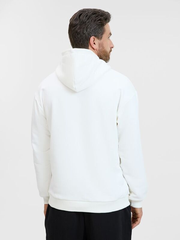 Худи унисекс оверсайз Songo, молочно-белое арт.24101.60