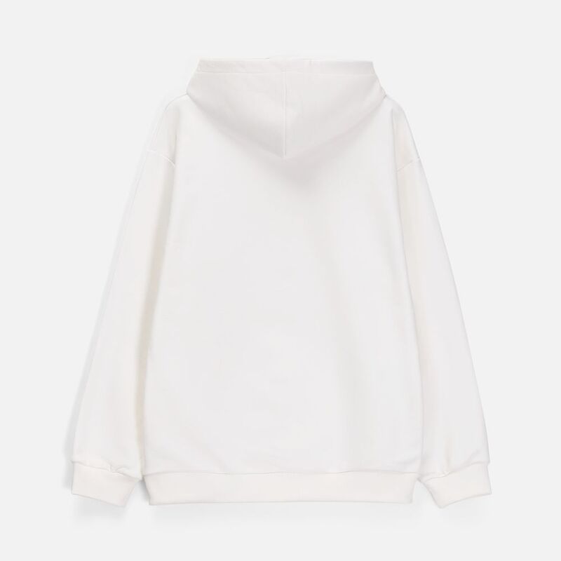 Худи унисекс оверсайз Songo, молочно-белое арт.24101.60