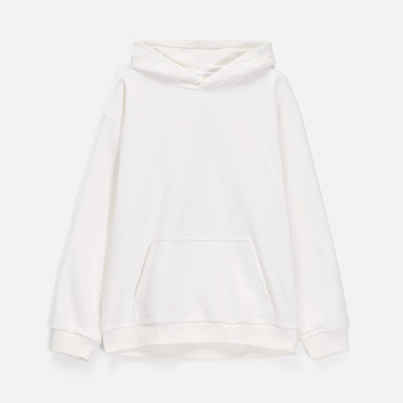 Худи унисекс оверсайз Songo, молочно-белое арт.24101.60