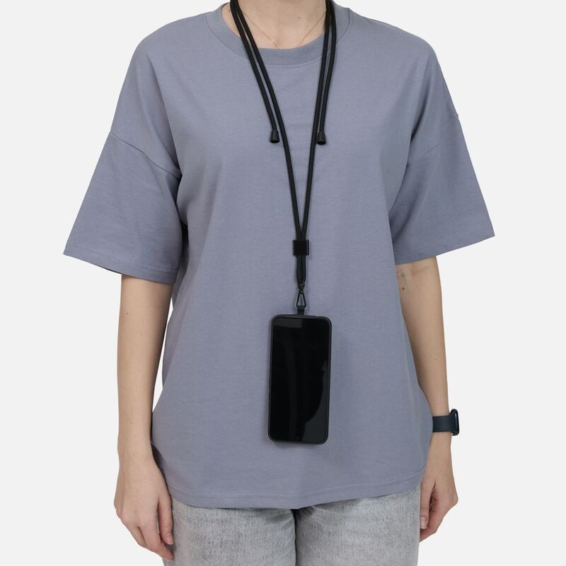 Шнурок для телефона TrendHand, черный арт.22212.30