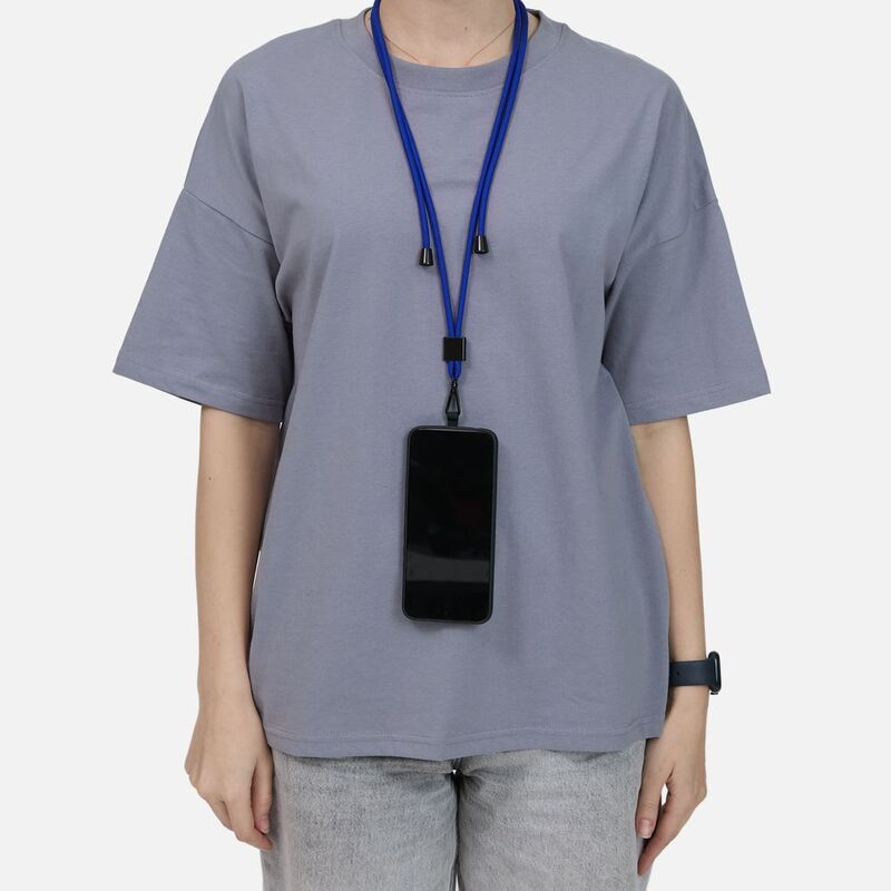 Шнурок для телефона TrendHand, синий арт.22212.40