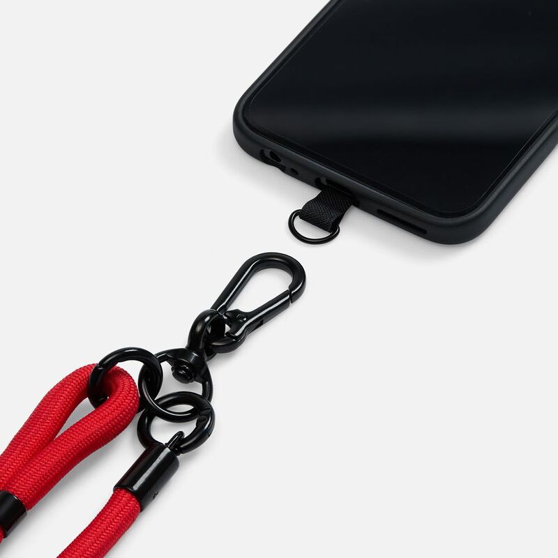 Шнурок для телефона OmniHold, красный арт.22213.50