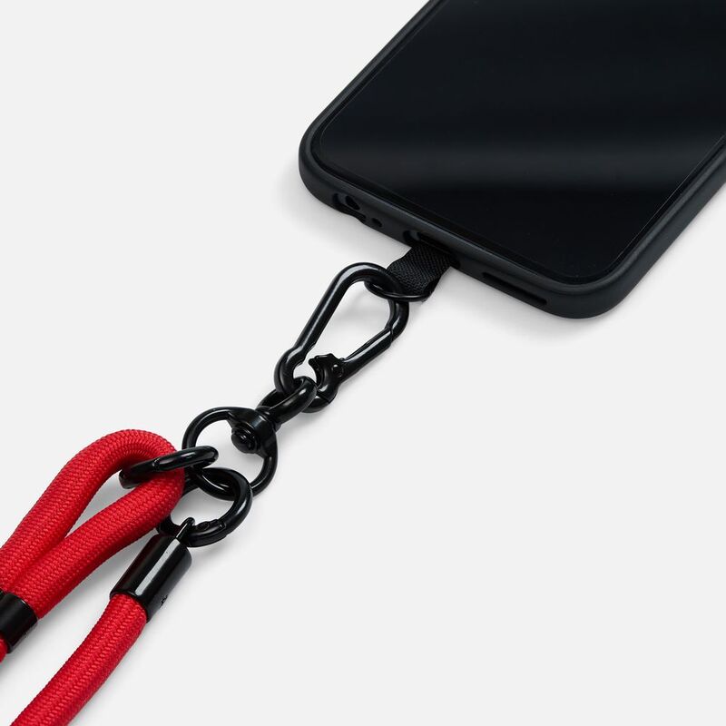 Шнурок для телефона OmniHold, красный арт.22213.50