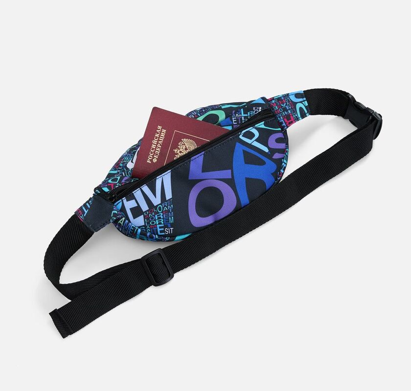 Сумка поясная Bolsana с задним карманом с печатью на заказ арт.18764.00