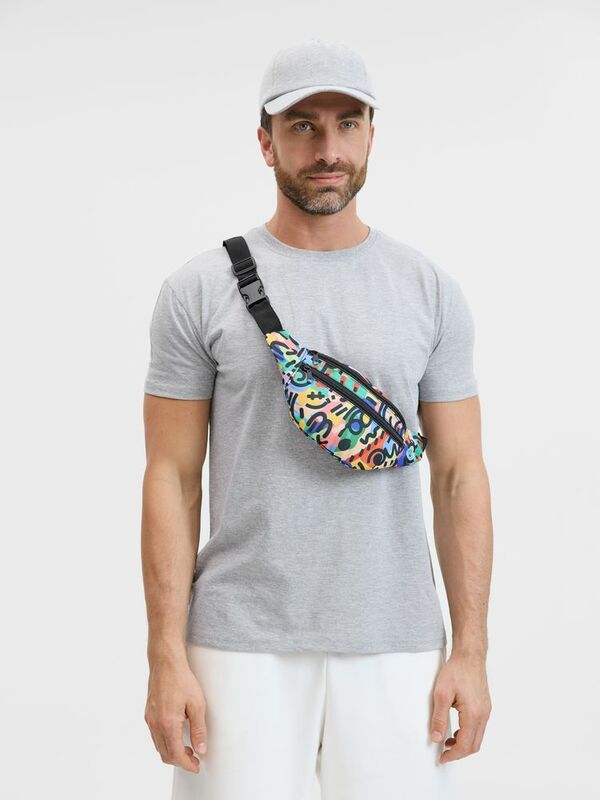 Сумка поясная Bolsana с передним карманом с печатью на заказ арт.18765.00