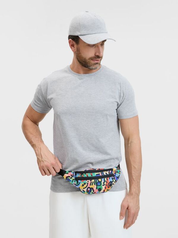 Сумка поясная Bolsana с передним карманом с печатью на заказ арт.18765.00