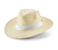 Шляпа Verda, бежевая с белой лентой арт.22221.16