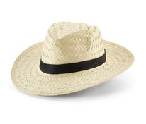 Шляпа Verda, бежевая с черной лентой арт.22221.31