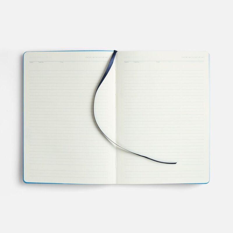 Ежедневник Doppio, недатированный, синий с голубым арт.26022.44