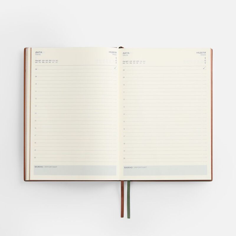 Ежедневник Avila, недатированный, зеленый арт.18298.90