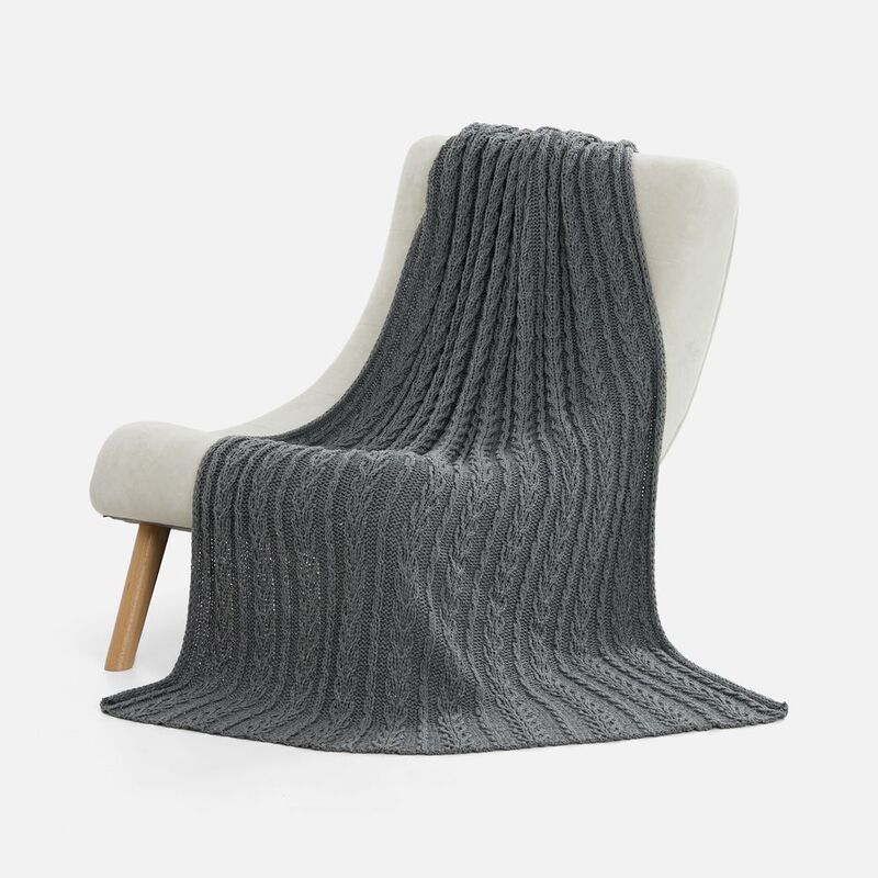 Плед Eloisa, серый меланж арт.20724.28