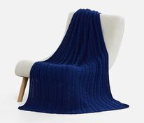 Плед Eloisa, темно-синий (кобальт) арт.20724.45