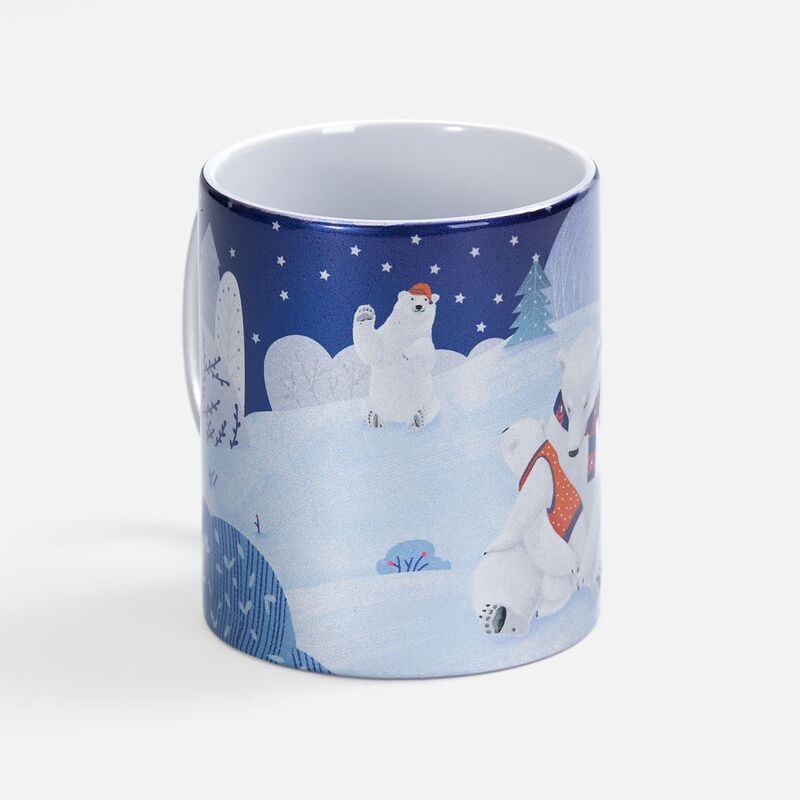 Кружка &laquo;Праздничный полюс&raquo;, серебристая арт.22426.10