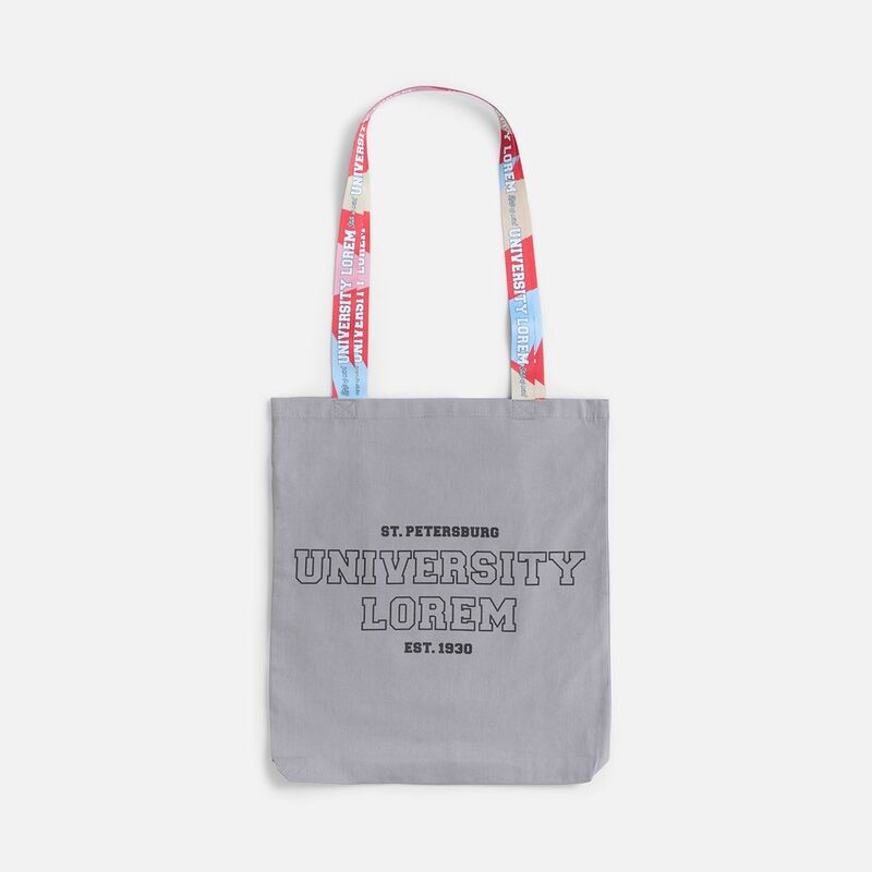 Шопер-конструктор Bolsa с узкими ручками для полноцветной печати арт.19371.02