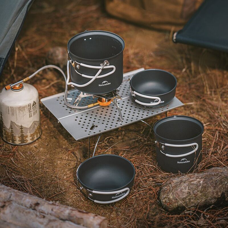 Набор посуды Naturehike NH18T018-G, серый арт.63084.10