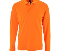 Рубашка поло мужская с длинным рукавом Perfect LSL Men, оранжевая арт.02087400
