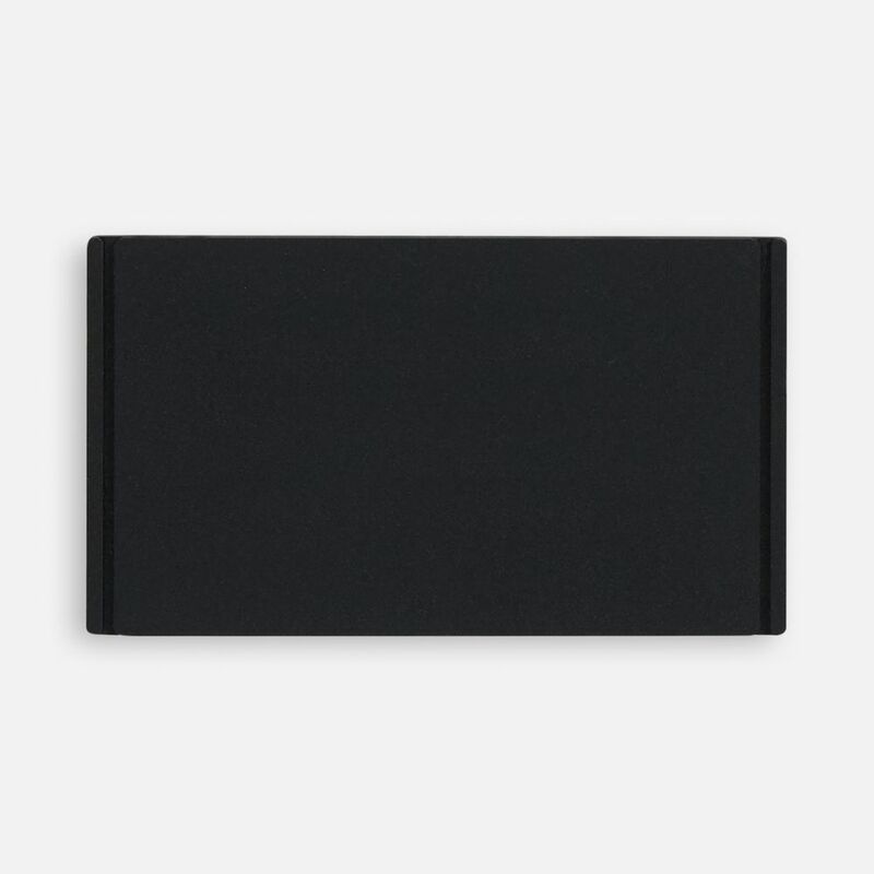 Лейбл из ПВХ Dzeta, M, черный арт.18752.30