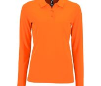 Рубашка поло женская с длинным рукавом Perfect LSL Women, оранжевая арт.02083400
