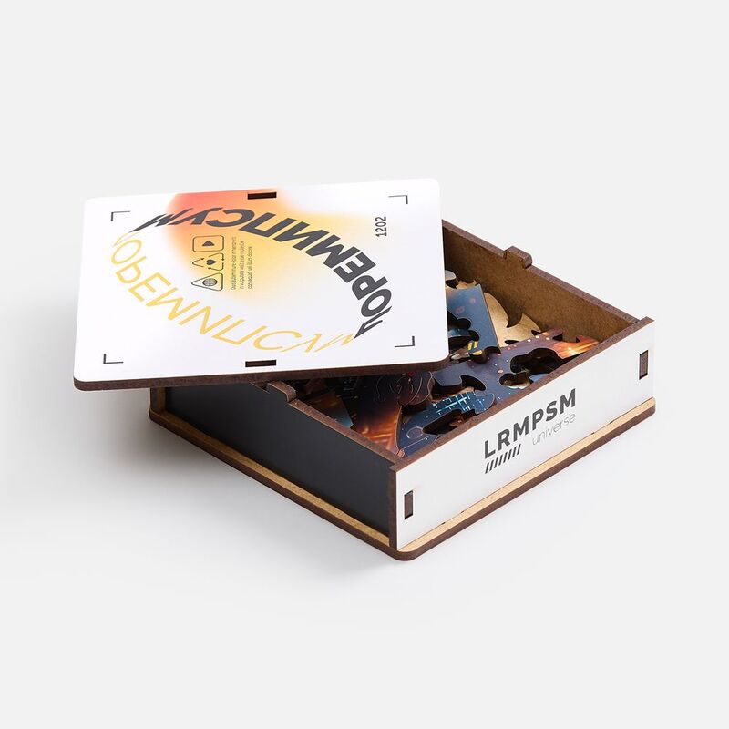 Деревянный пазл в шкатулке PuzzleBox на заказ арт.20565.00