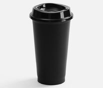Стакан с крышкой Color Cap, ver.2, черный арт.20472.30