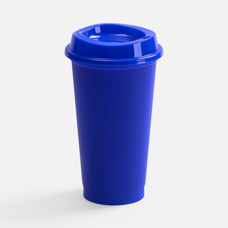 Стакан с крышкой Color Cap, ver.2, синий арт.20472.40