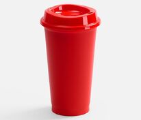 Стакан с крышкой Color Cap, ver.2, красный арт.20472.50