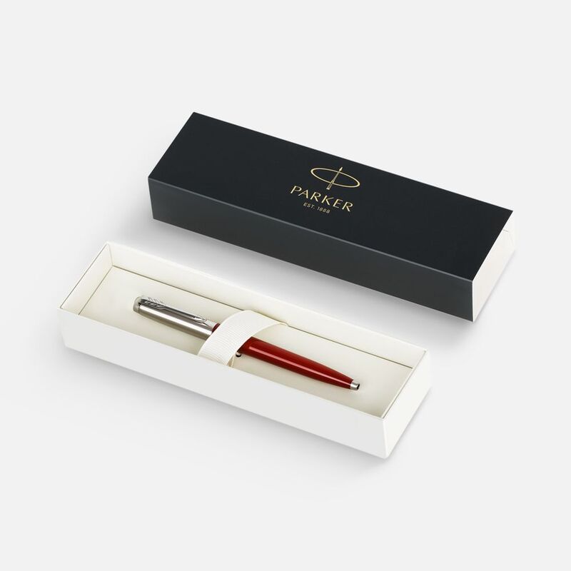 Ручка шариковая Parker Jotter Originals Red CT, красная арт.16606.50