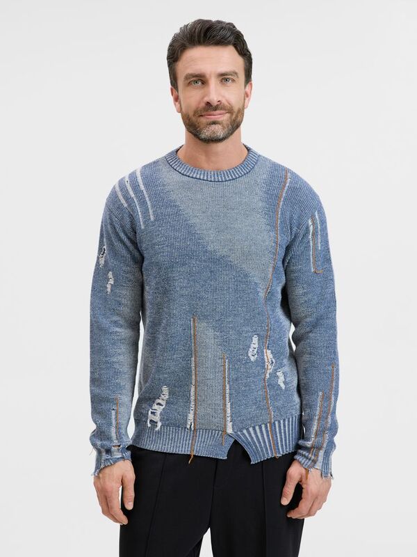 Джемпер Denim на заказ, полушерсть арт.20463.02