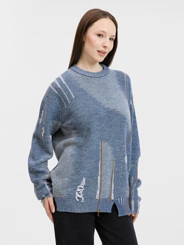 Джемпер Denim на заказ, полушерсть арт.20463.02