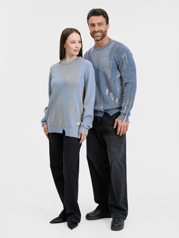 Джемпер Denim на заказ, полушерсть арт.20463.02