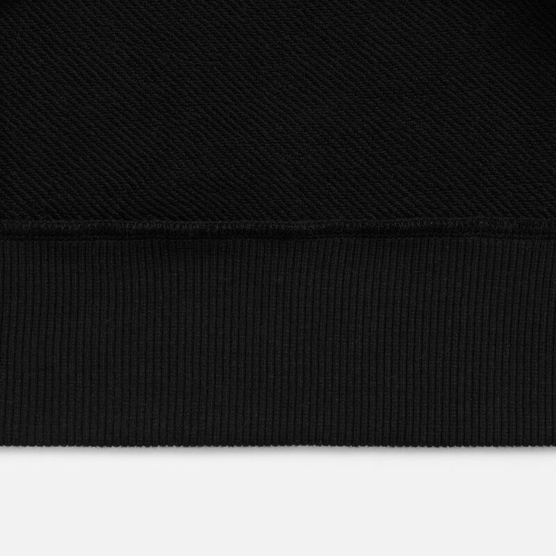 Толстовка унисекс оверсайз Ziplink Terry, черная арт.25413.30
