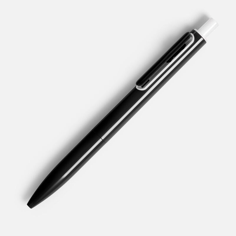 Ручка шариковая Outliner, черная с белым арт.21810.36