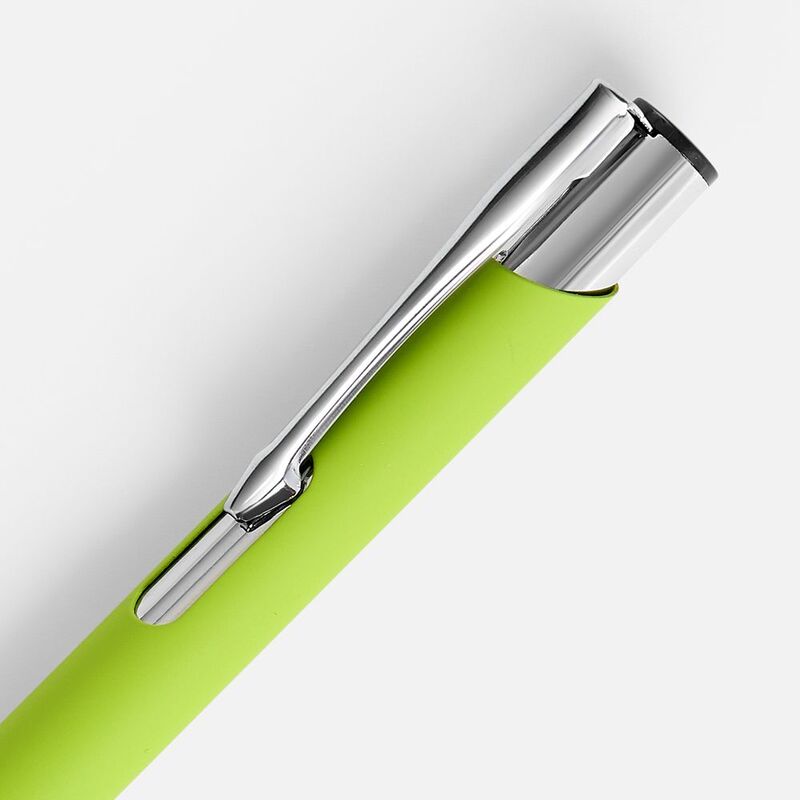 Ручка шариковая Keskus Soft Touch, зеленое яблоко арт.16425.94