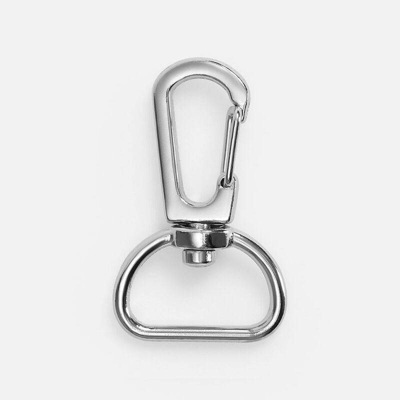 Застежка-карабин Snap hook, M, серебристая (хром) арт.16507.13