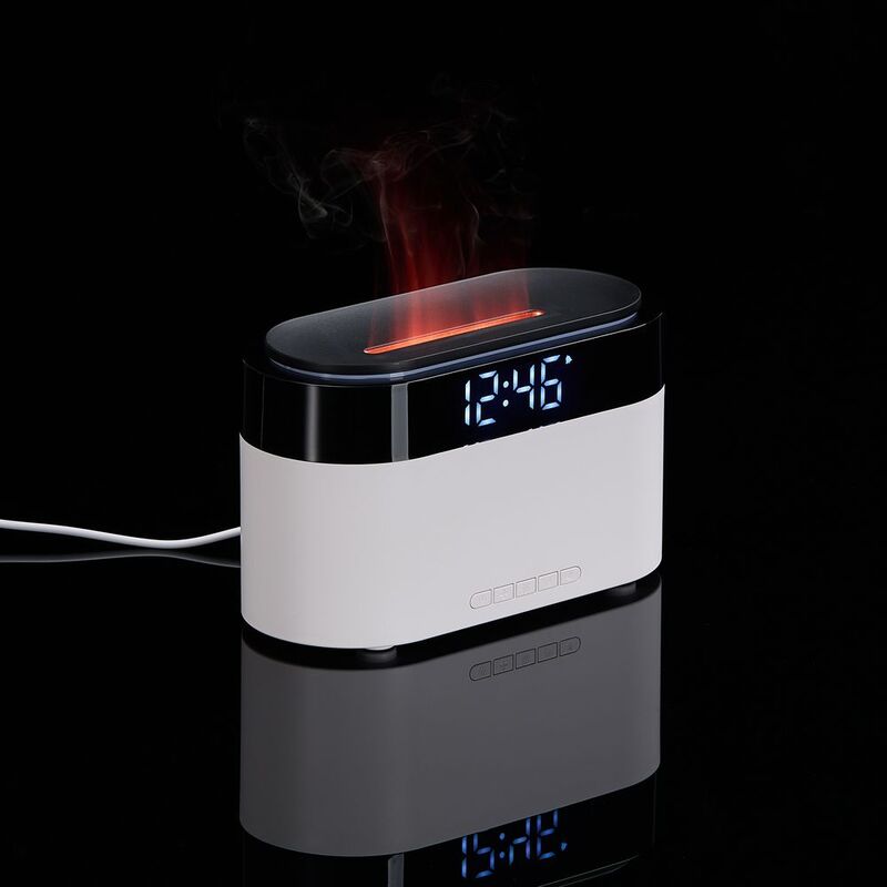 Увлажнитель-ароматизатор с часами и подсветкой ClockWave, белый арт.18743.60