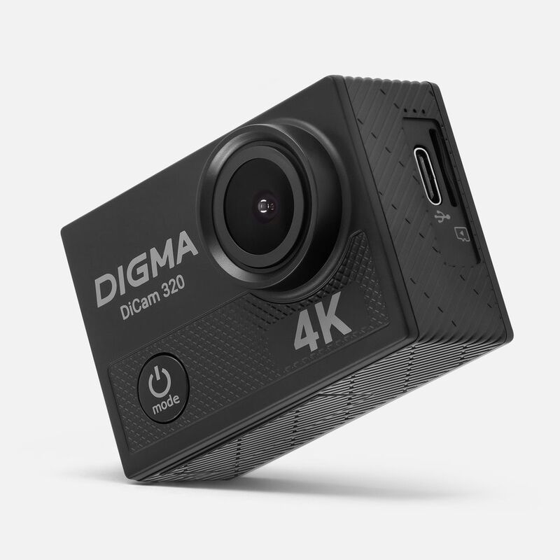 Экшн-камера Digma DiCam 320, черная арт.21226.30